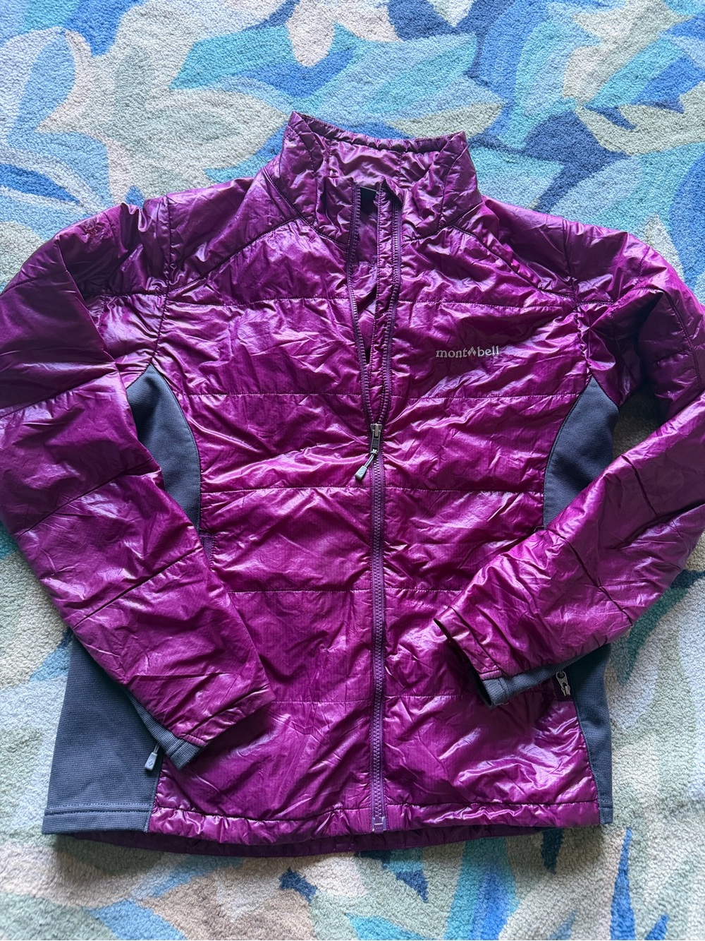 Montbell Lightweight Purple Puffer Jacket size small